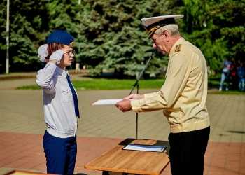 Принятие присяги новобранцев Почётного караула «Пост № 1»